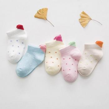 5 Paare Baby Socken Baumwolle Sommer Bunte Knöchelsocken für Mädchen und Jungen