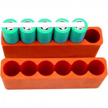 6 Section Plastic Spot Welding Battery Fixture