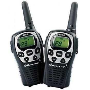Par de Walkie-Talkie Midland M99S PMR‑446 99 Canales