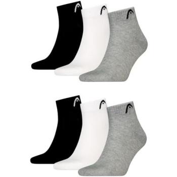 Calcetines Head All Sports Triple Color (Gris, Blanco, Negro) 3 Pares
