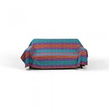 Italian Bed Linen - Fantasy Rainbow Telo Copritutto Stampato 1 Posto, Microfibra