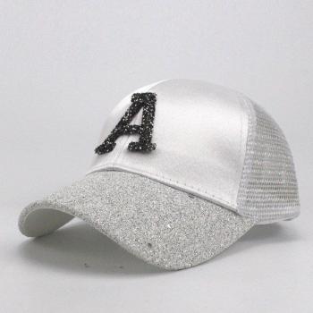 Gorra de béisbol con lentejuelas para niño