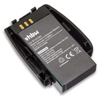 Vhbw Battery for Plantronics TL7912, TL7910, TL7812, TL7810, TL7800 Wireless Headset (240mAh, 3.7V, Li-Polymer)
