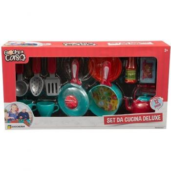 Set Cucina Deluxe Giochi di Casa 12 Accessori