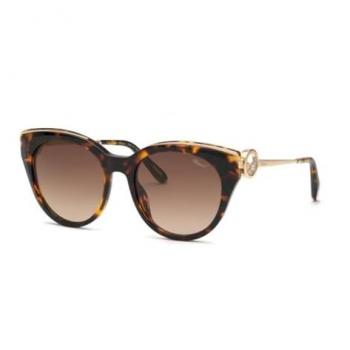 Chopard Schl04s Women's Sunglasses Shiny Classic Havana Brown Gradient