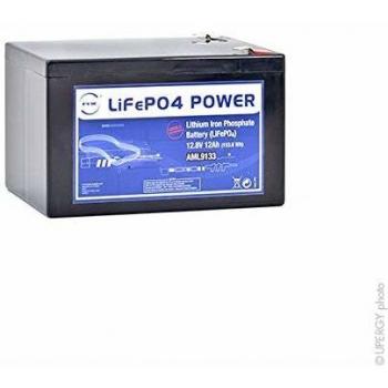 LiFePO4 Battery 12V 12Ah UN38.3 (153.6Wh)