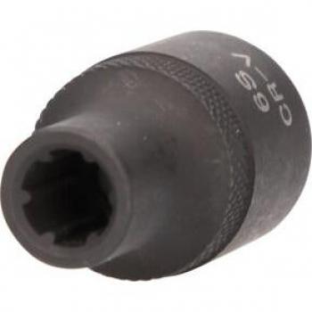KS TOOLS Werkzeuge-Maschinen GmbH 1/2 RIBE®-Kraft-Stecknuss, kurz, M6S (911.0896)