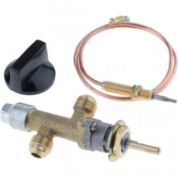 Propane Fire Pit Heater Control Valve w/ Thermocouple & Knob