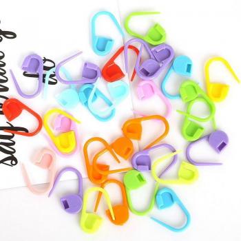 30pcs 22mm Colorful Locking Stitch Markers for Knitting and Crochet