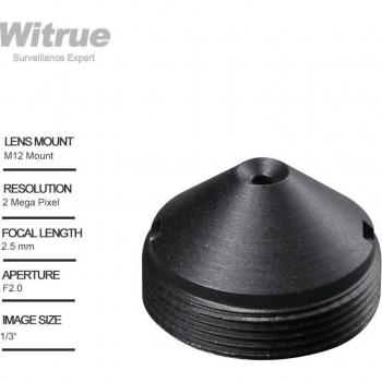 Lente Pinhole HD 2,5mm para Cámaras de Seguridad CCTV
