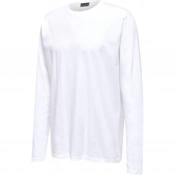 T-Shirt langarm Hummel Red Heavy Blanc S