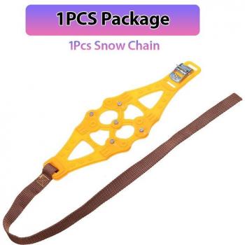 Snow Chain for Widened Tire - Outdoor Anti-Skid Wheel Traction System for Car