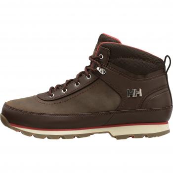 Helly Hansen Calgary, Chaussures de Randonnée Hautes Homme, Café/Brun/Rouge, 44 EU
