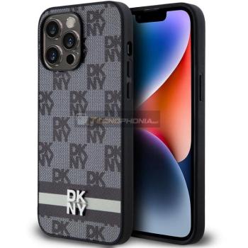 Capa TPU PU DKNY para iPhone 15 Pro Max en negro