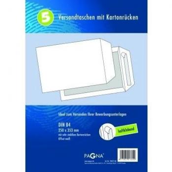 PAGNA Sendetasche DIN B4, selbstklebend, weiß