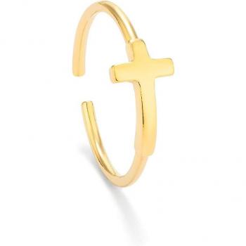 Radiant - Anillo Basics de plata dorado