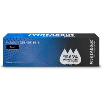 Toner compatible PrintAbout OKI 42918916 - Noir