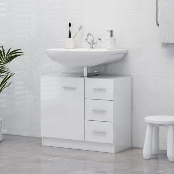Mobile Sottolavabo Bianco Opalico – 63x30x54 cm