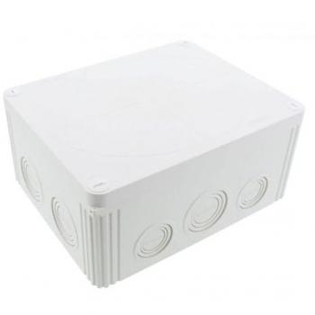 Wiska 10110744 IP66/IP67 White Polycarbonate Junction Box with Clamping Terminals (200 x 160 x 94 mm)