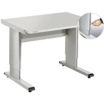 Verstelbare tafel d.m.v. schroeven WB 818, standaard (en français : Bureau à hauteur réglable WB 818)