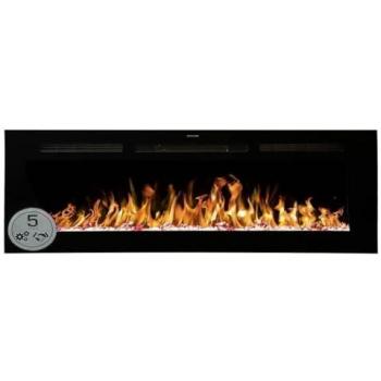 Chimenea eléctrica de pared Mystflame Galaxy 152,4 cm