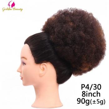 Elastic Net Curly Chignon Hairpiece