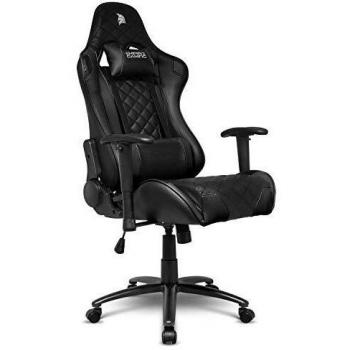 EMPIRE GAMING – Racing 700 Chaise Gamer Fauteuil de Bureau – Pied Métallique – Siège Rembourré et Long - Noire