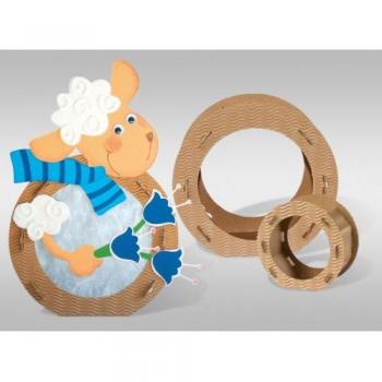 URSUS Papierlaterne URSUS Runde Laternen 3D-Wellpappe, 10 Farben, 21cm, 10Stk