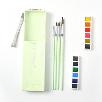 Animal Hair Watercolor Brushes for Kids