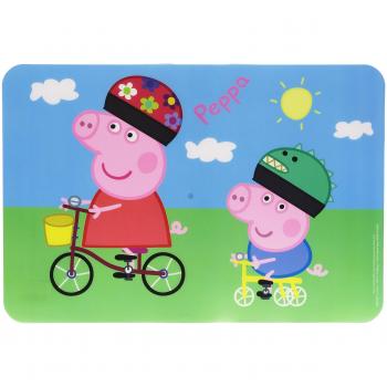 Boyz Toys Offset Placemat - PEPPA PIG, Green, 43x29 cm
