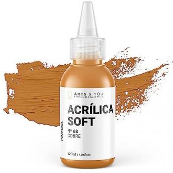 Pintura Acrílica Soft Studio 120 ml - 68 Cobre