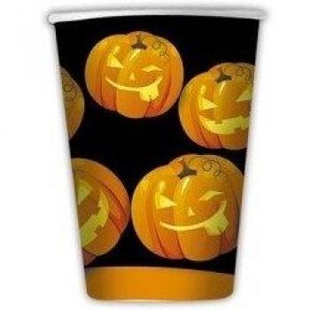 Set di 8 Bicchieri Zucca Ghiottonante 200ml