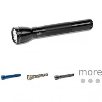 Maglite ML300L 3-Cell D LED Flashlight Red