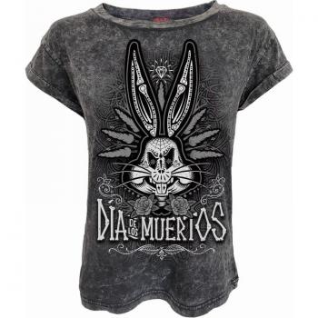 Looney Tunes T-Shirt - Bugs Bunny - S bis 4XL - für Damen - grau