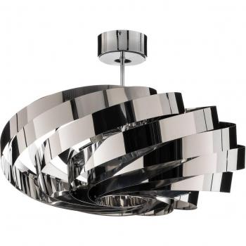 Chrome Nickel Euluna Vento Ceiling Fixture, Ø 60 cm, Metal