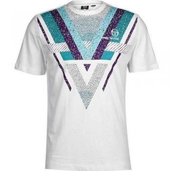 T-shirt à manches courtes Sergio Tacchini Sinzio blanc taille L