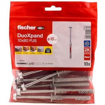 DuoXpand Constructieplug 10x80 FUS Verzonken Kop (10 stuks)