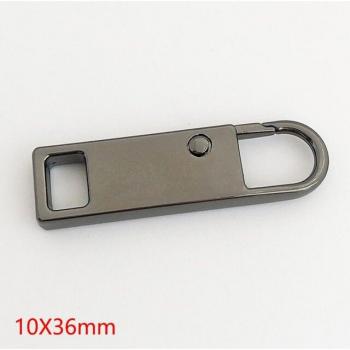 Zipper Slider Replacement Kit - 10pcs Metal Pullers for Bags (Sizes #3 to #10)