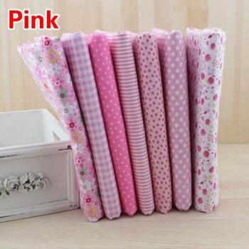 7pcs 25*25cm Printed Cotton Fabric for Patchwork and DIY Crafts