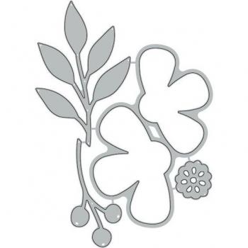 Metal Cutting Dies - Set of 3 Floral Designs for Scrapbooking and Card Making