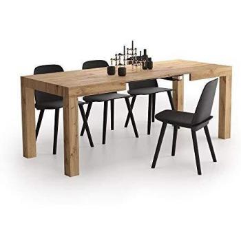 Table de Salle à Manger Extensible Mobili Fiver, 120(200)x80 cm