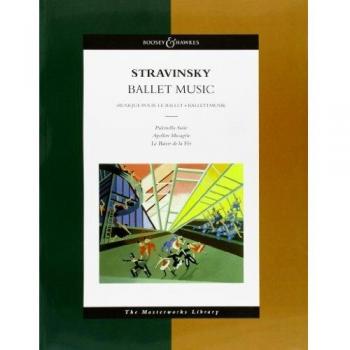 Partitions classique BOOSEY & HAWKES STRAVINSKY IGOR - BALLET MUSIC - ORCHESTRA Grand format