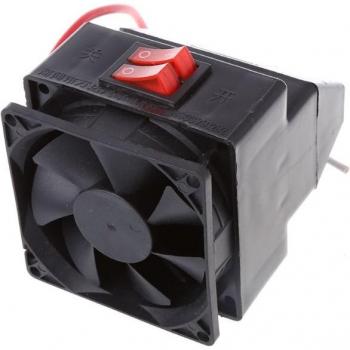 150W PTC Portable Car Heating Fan Defogger De-Misting Unit DC 12V