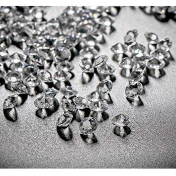 ABSOFINE 10000 Crystals 6 mm Trasparente per Matrimonio e Cerimonie