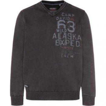 Pullover Camp David Grigio Basalto