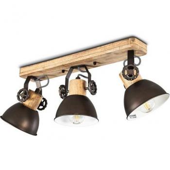 Hofstein Deckenlampe »Cotes« 3-flammige Vintage-Leuchte