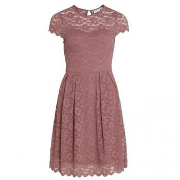 Vestido Midi de Vila con Manga Corta Kalila