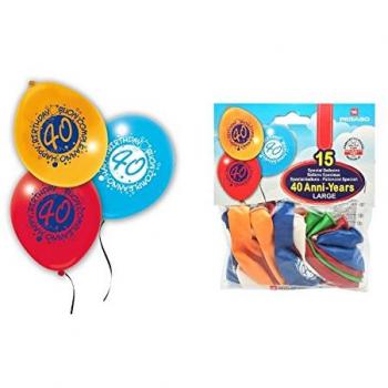Palloncini Lattice 40 Anni Grande Set