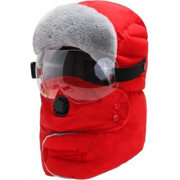 Windproof Cycling Cap with Face Mask and Goggles N66