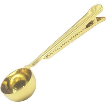 Double Measure Coffee Scoop with Bag Sealing Clip